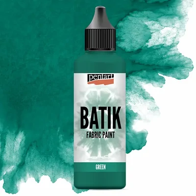 Vopsea pentru batik Pentart, vopsea pentru textile, 80 ml – verde