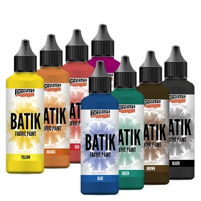 Vopsea pentru batik Pentart, vopsea pentru textile, 80 ml – în diverse culori