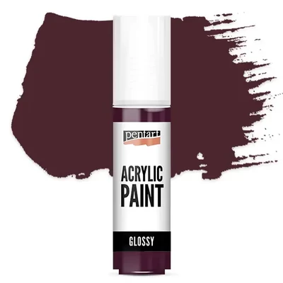 Vopsea acrilică lucioasă Pentart, 20 ml - vânătă