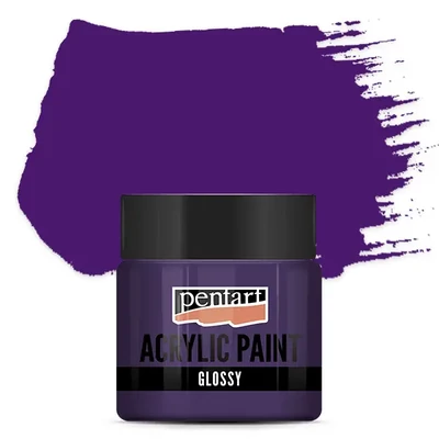 Vopsea acrilică lucioasă Pentart, 50 ml – ametist