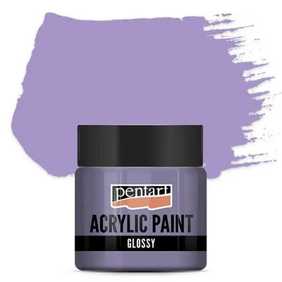 Vopsea acrilică lucioasă Pentart, 50 ml – lila deschis