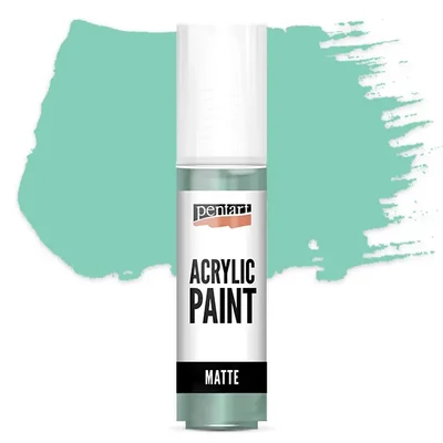 Vopsea acrilică Pentart mată, 20 ml - mentă