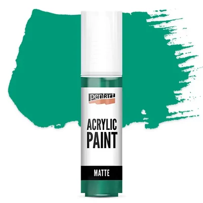 Vopsea acrilică Pentart mată, 20 ml - turcoaz