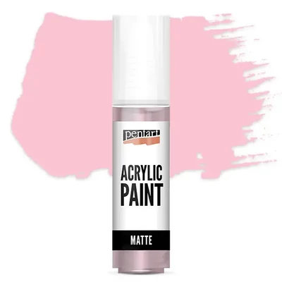Vopsea acrilică Pentart mată, 20 ml - roz