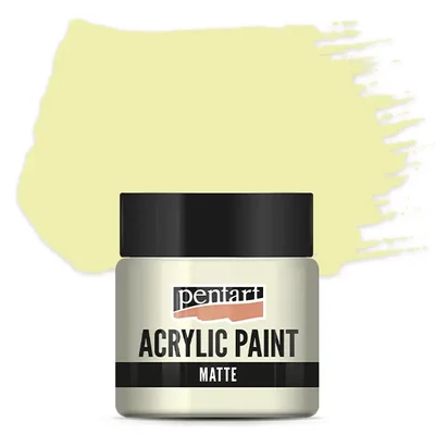 Vopsea acrilică Pentart mată , 50 ml - unt