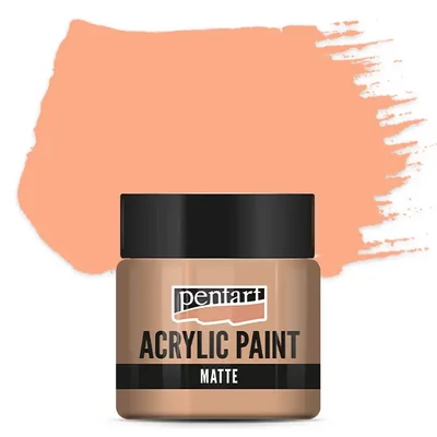 Vopsea acrilică Pentart mată , 50 ml - somon