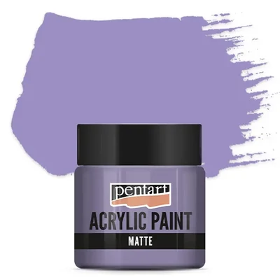Vopsea acrilică Pentart mată , 50 ml - violet deschis
