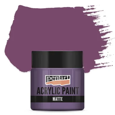 Vopsea acrilică Pentart mată , 50 ml - violet pastel