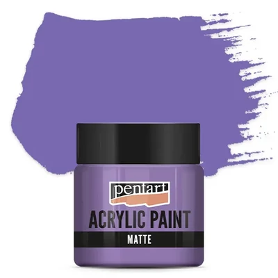 Vopsea acrilică Pentart mată, 50 ml - mov violet 