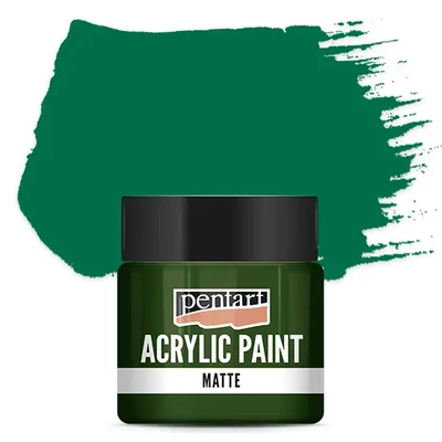 Vopsea acrilică Pentart mată , 50 ml - verde pin