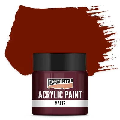 Vopsea acrilică Pentart mată , 50 ml - visiniu