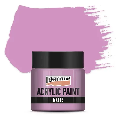 Vopsea acrilică Pentart mată , 50 ml - violet pastel