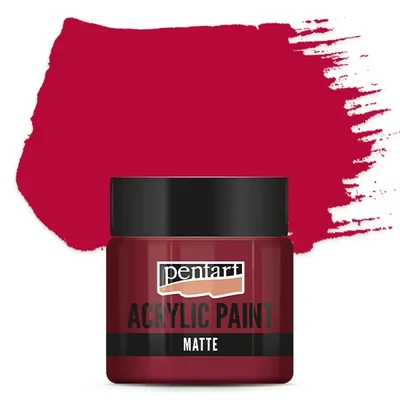 Vopsea acrilică Pentart mată , 50 ml - vin rosu