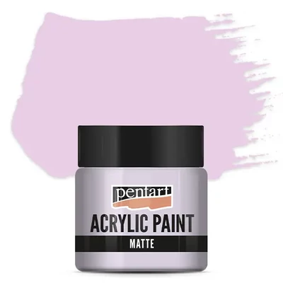 Vopsea acrilică Pentart mată , 50 ml - violet pastel