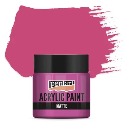 Vopsea acrilică Pentart mată , 50 ml - magenta