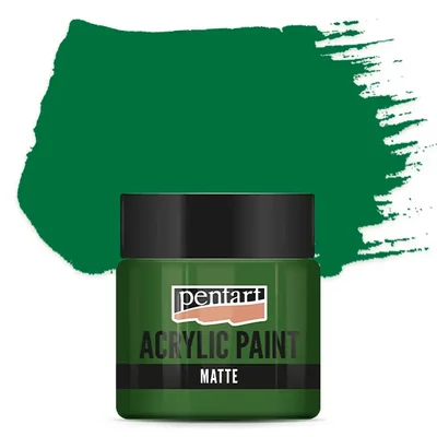Vopsea acrilică Pentart mată , 50 ml - verde