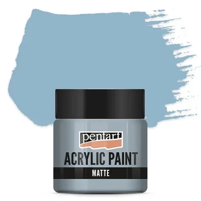 Vopsea acrilică Pentart mată , 50 ml - albastru country