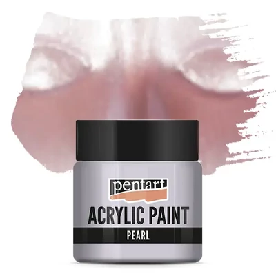 Vopsea acrilică Pentart cu efect de sidef, 50 ml – violet