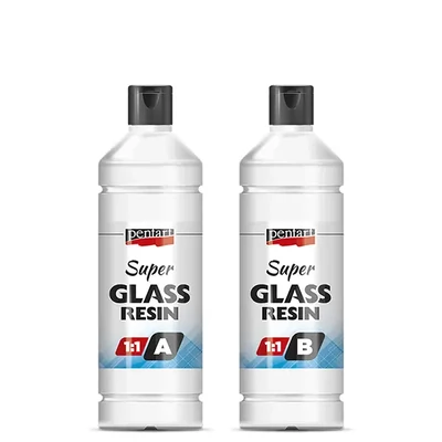 Pentart Super Rășină pentru sticlă, set 1:1, 2x250 ml