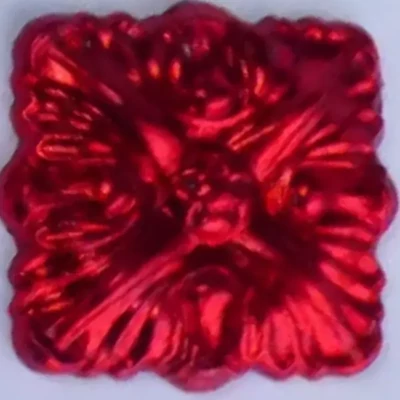 Folie decorativă Pentart, 9x9 cm, 5 buc. – roșu