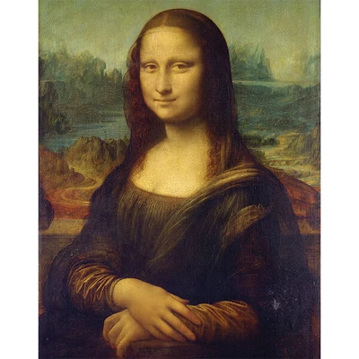 Set de colorat, Capodopere celebre, 28x35,5 cm - Mona Lisa