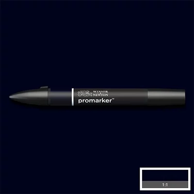 ProMarker marker cu alcool cu două vârfuri - XBB, blue black