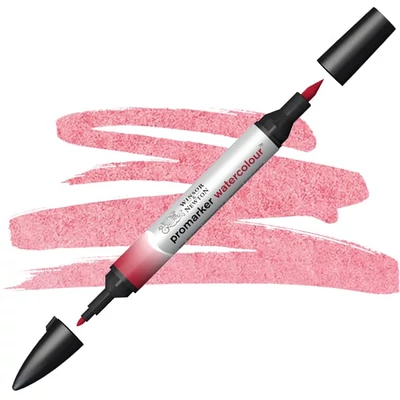 Promarker Watercolour marker tip pensulă acuarelă cu două vârfuri  - 003, alizarin crimson hue