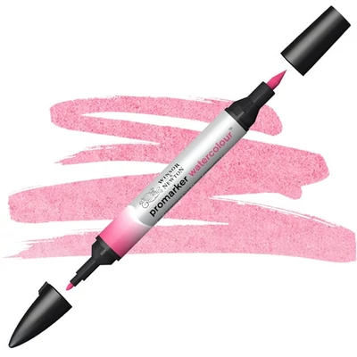 Promarker Watercolour marker tip pensulă acuarelă cu două vârfuri  - 502, permanent rose
