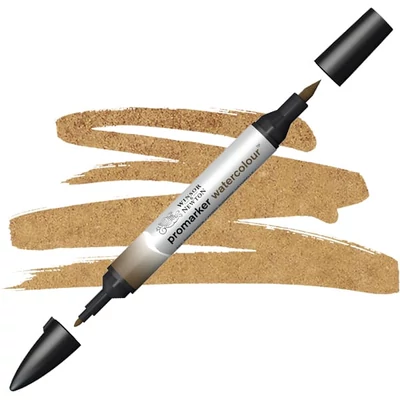 Promarker Watercolour marker tip pensulă acuarelă cu două vârfuri  - 554, raw umber