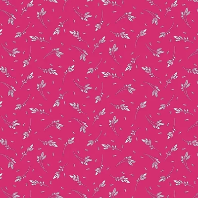 Tesatura patchwork - Makower - Revival Sprig Pink 057/P