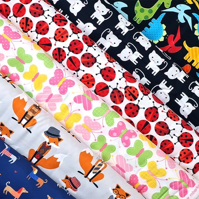 Material patchwork  - Robert Kaufman - Urban Zoologie AAK-11506-195 bright