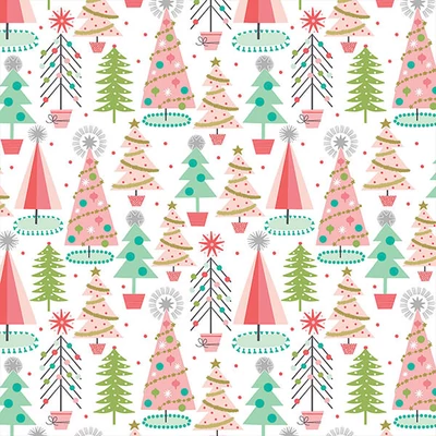 Material Patchwork - Free Spirit - Fa la la de Maude Asbury 012XWHITE