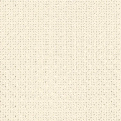 Material patchwork  - Makower - Wildflower Cottage 1598L Larks parchment