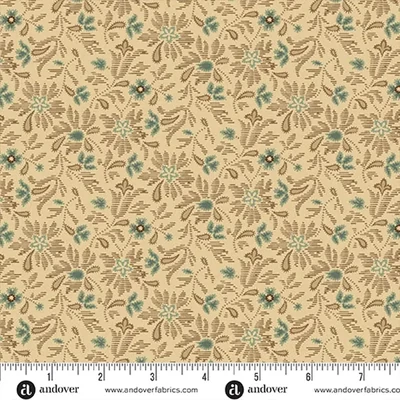Material patchwork - Andover - Always and Forever by Renee Nanneman 1663L brocade linen
