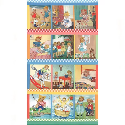 Material patchwork  - Moda - Story Time by American Jane 21790-11, Panel, 60cm