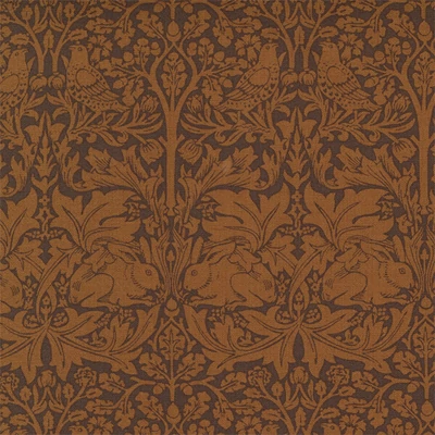 Material patchwork  - Moda - Barbara Brackman by Best of Morris 2021 8363-19 brown