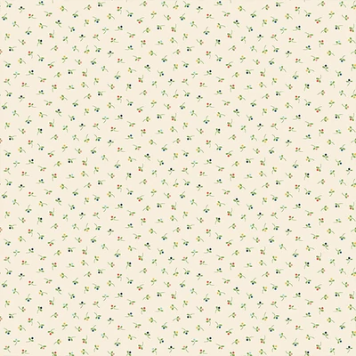 Material Patchwork - Makower - Amelia Bud cream 2512-Q