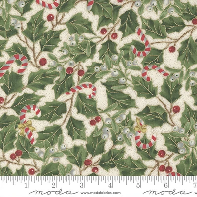 Material patchwork  - Moda - Merry Manor Metallic 33662-11M