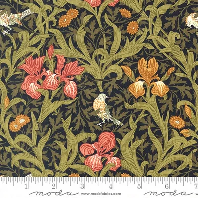 Material patchwork  - Moda - Barbara Brackman by Best of Morris Muse 3380-15