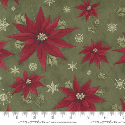 Material patchwork  - Moda - Poinsettia Plaza by 3 Systers 44290-14