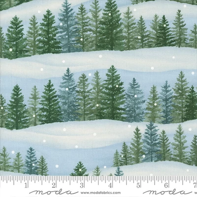 Material patchwork  - Moda - Woodland Winter by Deb Strain 56091-12