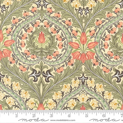 Patchwork anyag - Moda - Barbara Brackman by Best of Morris Meadow 8372-11