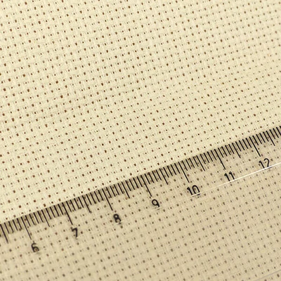 Kongré, Aida Pânză pentru broderie  cu punct în cruce, 14 count - ecru, 30x50 cm