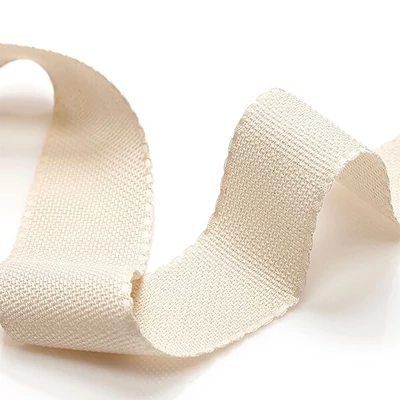 Kongré, Aida bandă de broderie  cu punct în cruce, 16 count, 5 cm lățime - ecru