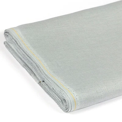 Pânză pentru broderie , Belfast, 32 count, 140 cm lățime - gri, 10 cm