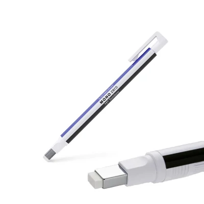 Radiere de precizie Tombow Mono Zero cu cartus dreptunghiular, reumplere