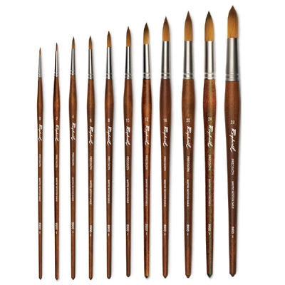 Pensulă rotundă sintetică Raphael Precision 8900 - diverse mărimi
