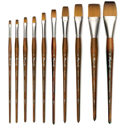 Raphael Precision 8930 Pensulă plată cu peri lungi - 0