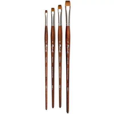 Raphael Precision 8938 Pensulă plată legat scurt - diverse mărimi