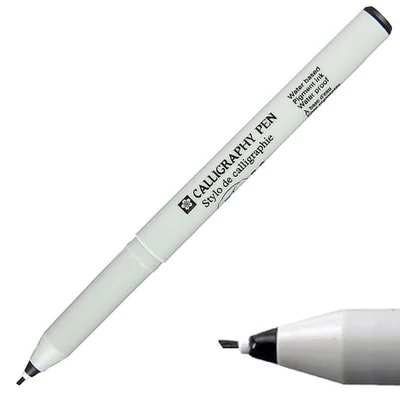 Pix caligrafic Sakura, negru - 1 mm